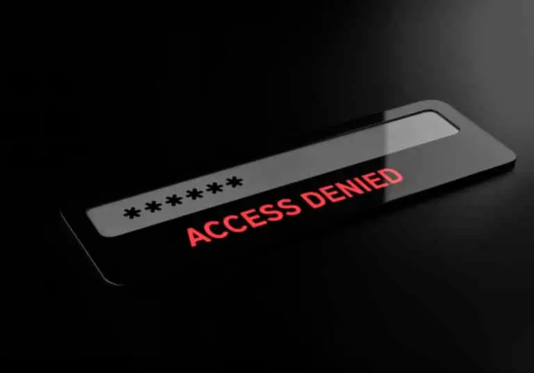 erreur-d-entree-de-mot-de-passe-d-acces-refuse
